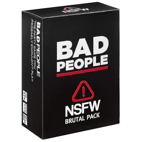 Bad People The Savage Party Game Du förmodligen inte borde spela The Nsfw Party Game  (FMY)