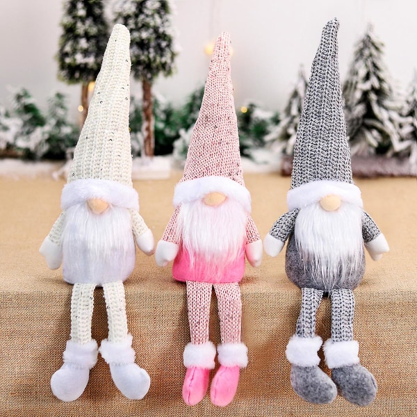 Christmas Ansiktslösa Doll Gnome 2023 God Juldekorationer för hemmet Juldekoration Xmas Navidad Natal nyår 2024 (FMY) 9