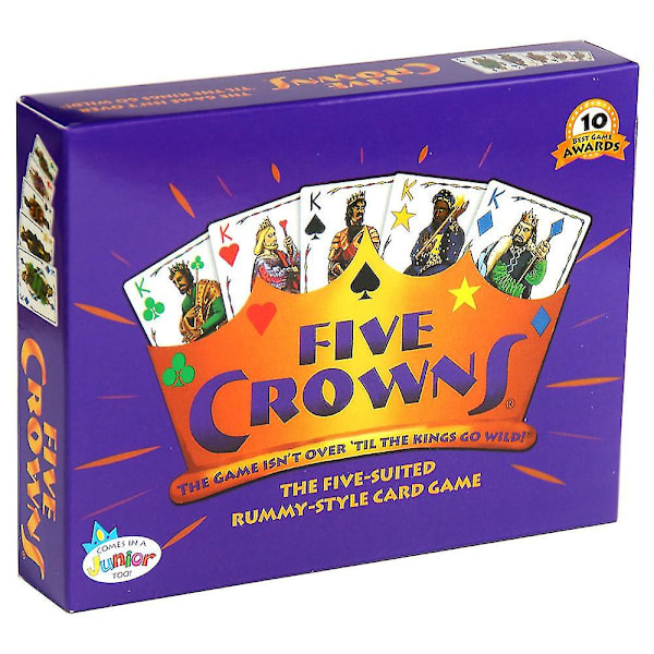 Crown Poker Brädspel Kort, Ett Måste-Ha Spel för Familjesammankomster, Kortspel för Unga Vuxna, Ta Med Mer Glädje till Familj och Vänner (FMY)
