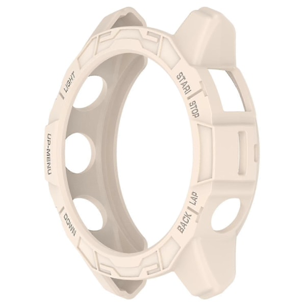 TPU-kellokuori Garmin Epix Pro 51 mm:lle (Gen 2) 51 mm / Fenix 7X Pro / 7X, naarmuuntumaton ontto kuori (FMY) Starlight