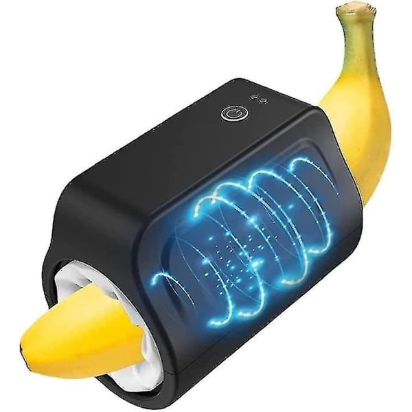 Elektrisk automatisk bananrenserværktøj til mænd, bananrensermaskine, massageapparat med fødevarekvalitets silikonetryksensor -gt (FMY)