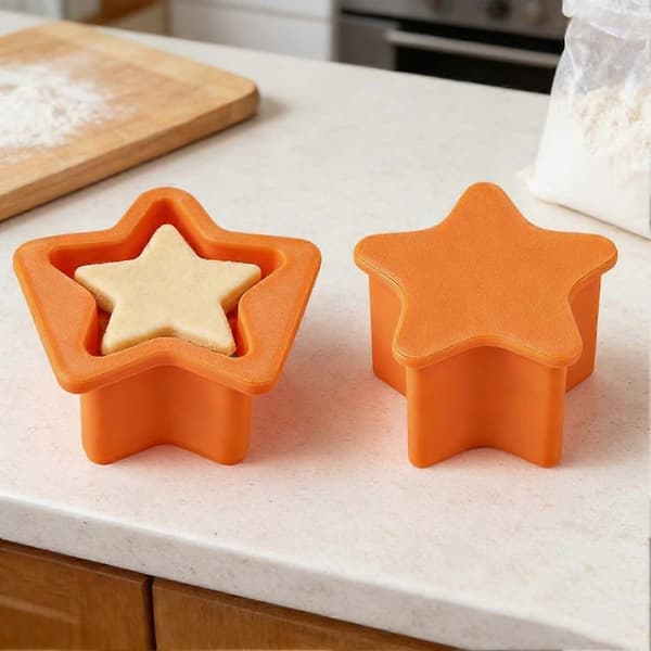 Multifunksjonell kakeform, kakedeig og leirepresse, kake-pop-kutter og -skyver for baking (FMY)