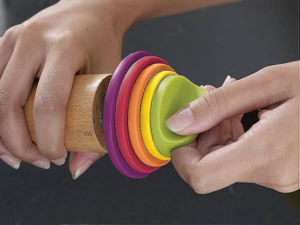 Justerbar kjevle med avtakbare ringer (FMY) Multicolor
