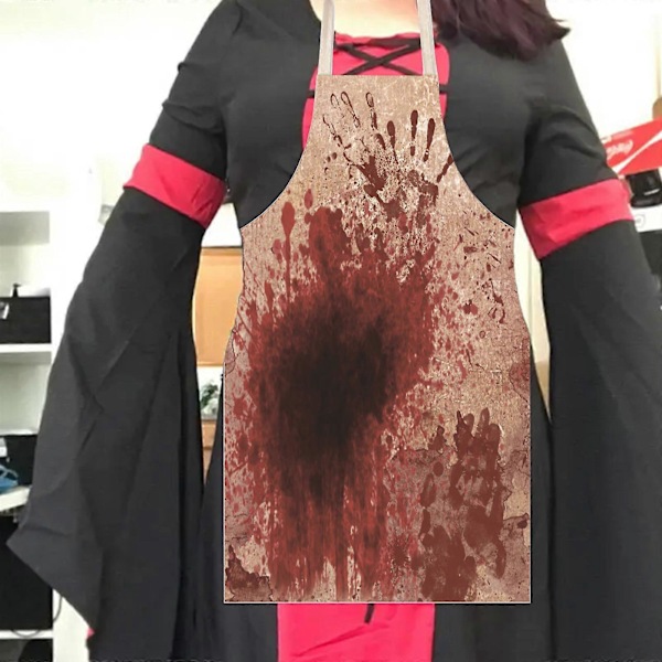 Halloween Cosplay Skräckförkläde Skräck Och Konstig Stämning Dekoration Originalitet Arbetskläder Undvikande Smuts Skydd Semesterprydnader FLY4880  (FMY) B One Size