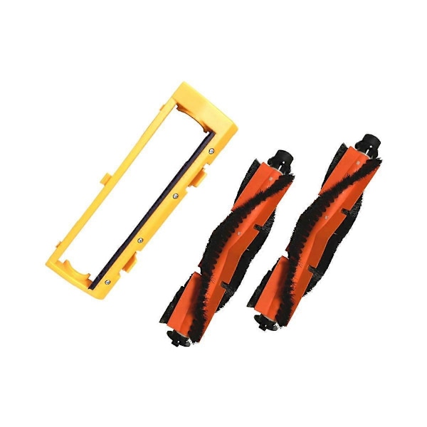 Erstatningstilbehør for ABIR X5 S6 X8 robotstøvsuger reservedeler rullebørste hovedbørste (FMY) Blackorangeyellow