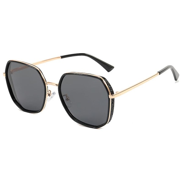 Wekity Polarized Solbriller Mænd Kvinder Geometrisk Firkantet Lille Vintage Metal Stel Retro Shade Glasses (FMY)