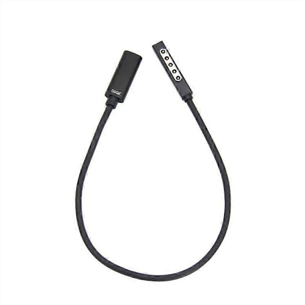 USB C Type C Hun Eller Han Strømforsyning Oplader Adapter Opladerkabelledning til Surface Pro 1/2/Surface RT (FMY) Black