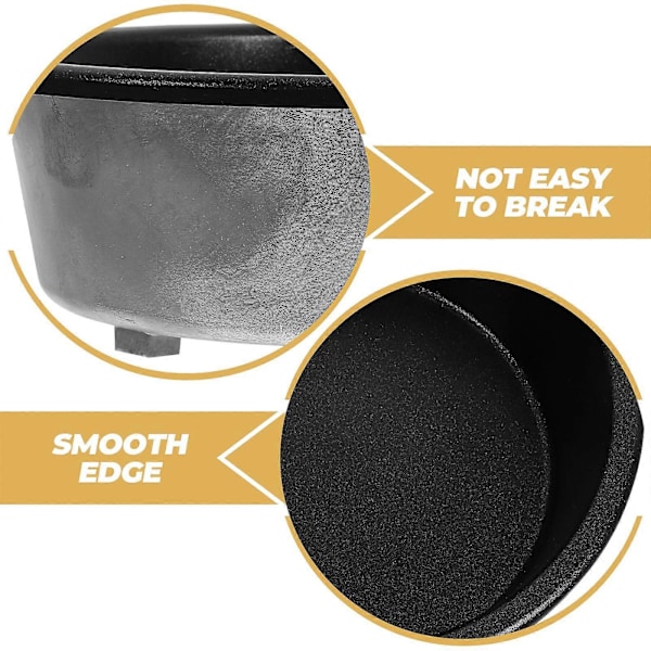 Popcornmaskin Innerkastrull Ersättning Innerkastrull Popcornmaskin Tillbehör (FMY) Black 21.00X21.00X7.00CM