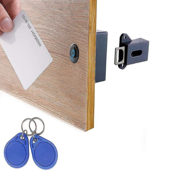 Invisible Electronic Cabinet Lock, Hidden Lock, Diy Rfid Lock La-tch For Wooden Cabinet Drawer Locker Cupboard  (FMY)