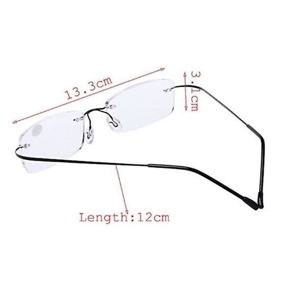 Lesebriller Spectacle memory Titanium  (FMY) silver Strength-350