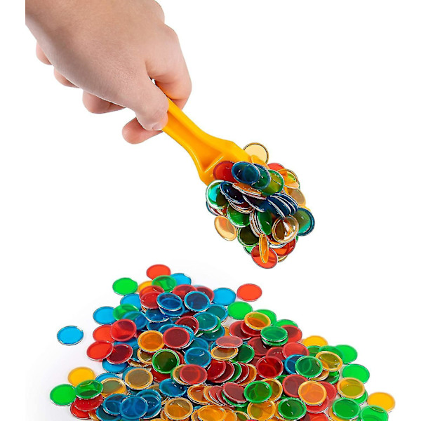 Magneettiset Bingo-taikakepit, 4-pakkaus -  Suuri paketti seniori- ja perhepeli-iltoihin -  Opetustieteelliset STEM-sarjat (FMY)