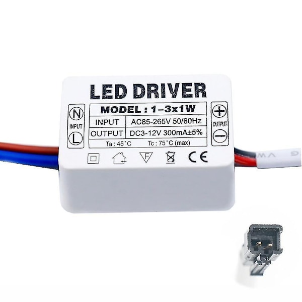 25 36W 300mA Led-ohjain Virtalähde Ac85 265v Valonmuuntajat Ledille (FMY)