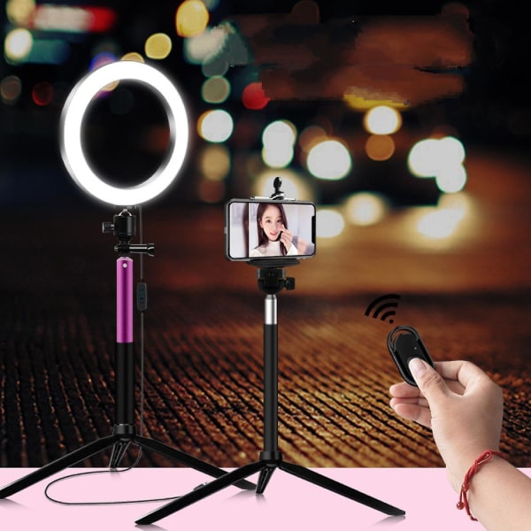 26 cm bærbart fylllys Beauty Light Fotografi Lamp Ring Fyll Lampe Selfie Lamp (FMY)