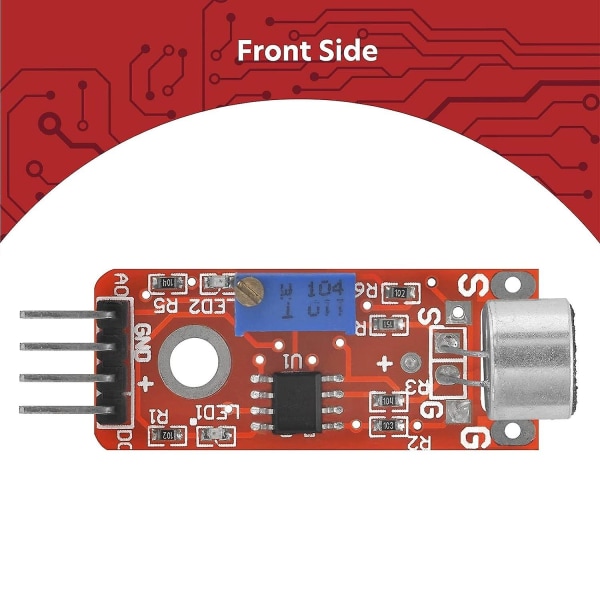 Til 3 X Ky-037 højfølsom lyddetektion Stort mikrofonmodul kompatibelt med Arduino (FMY)