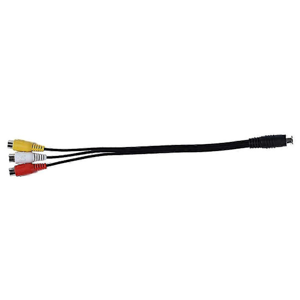 4-pin S-Video til 3 RCA Hunn TV-adapter Laptop-kabel (FMY) As shown