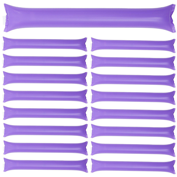 40 stk Oppblåsbare Støyende Pinner Oppblåsbare Bom Plast Pinner Festartikler  (FMY) Purple 60.00X10.00X5.00CM