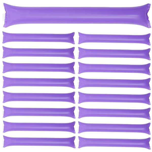 40 stk. oppustelige pinde støjpind oppustelige bomplastpinde festartikler (FMY) Purple 60.00X10.00X5.00CM