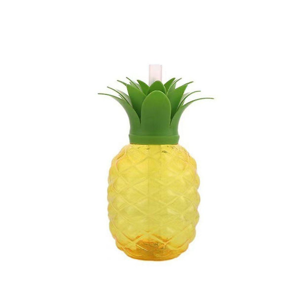 1 stk 500ml Ananasformet Saftflaske Søt og Unik Design Minimerer Søl, Per  (FMY) Yellow 1 pc