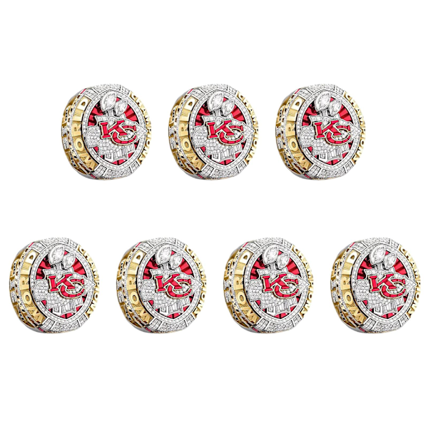 2019 - 2020 NFL Kansas City Chiefs Super Bowl Herrring Legering Smycken (FMY) 9