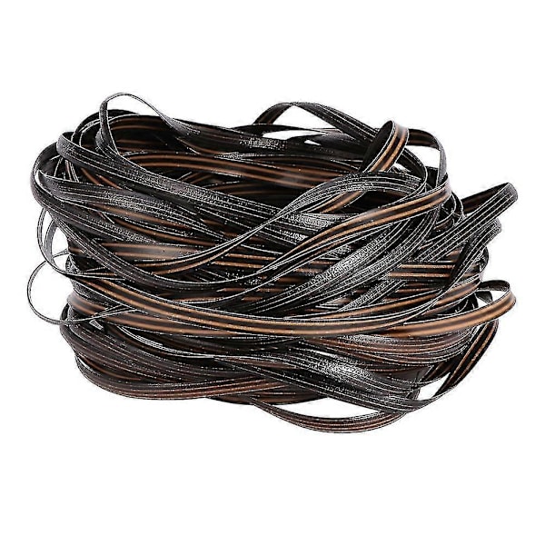 32m Reparationskit för Utemöbler i Högstyrka Plast Rattan Vicker Platt Bärbar Ny (FMY) Brown
