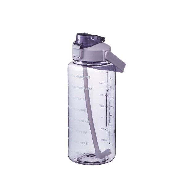 2 liters vandflaske med sugerør (FMY) Purple