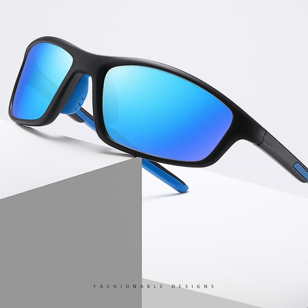 Polariserede sportssolbriller til mænd UV-beskyttelsessolbriller til mænd, kvinder (FMY)