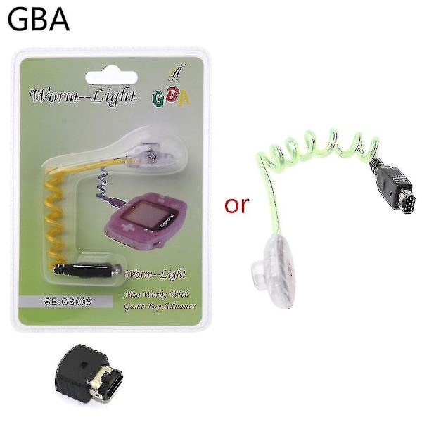 Ormelys LED-belysning nattlampe for Gameboy Advance for GBA GBC GBP (FMY) GBA