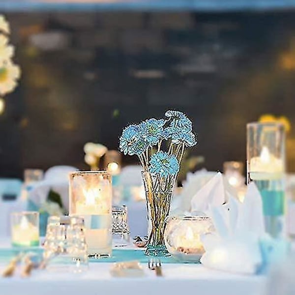 24 stk. Hjerteformede LED Te-lys Stearinlys LED Stearinlys Til Valentinsdag Bryllup (FMY)