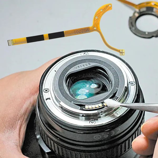 Linseblændekabel Rustfast professionel reparationsdele Digitalkamera Linseudløseråbningsledning Udskiftning til Canon 17-55mm (FMY)