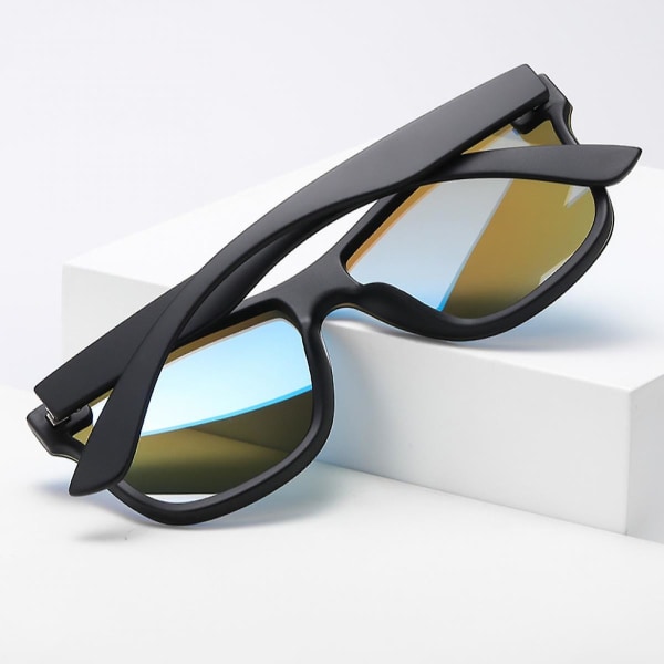 Polariserte solbriller for menn kvinner Klassiske retro solbriller for bilkjøring Fiske 100 % UV-beskyttelse (FMY)