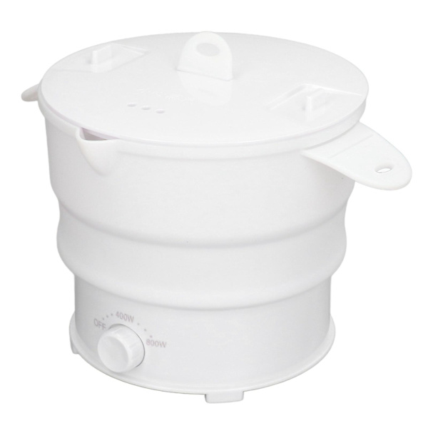 Taitettava sähköinen kuumakattila 800w 1.2l matkapata leirintään, toimistoon, hotelliin, nuudeleille, puuroille, keitolle (FMY) EU Plug 220V
