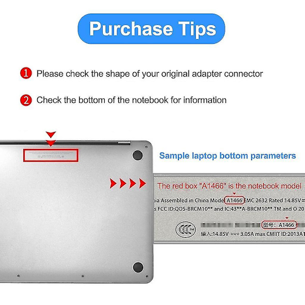 Fonken USB-C Hunn til MagSafe 2 Ladeadapterkabel for Macbook Pro Air 100W Ladeadapter 1.8m (FMY) white