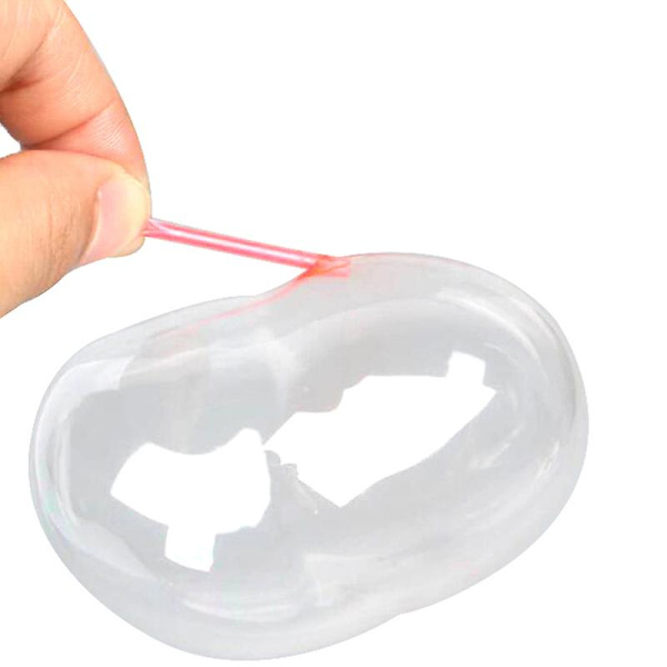 100 st Bubbellim Kids Blåsbubbla Bollleksaker För Barn Rymdballong Leksak (FMY) Random 100pcs