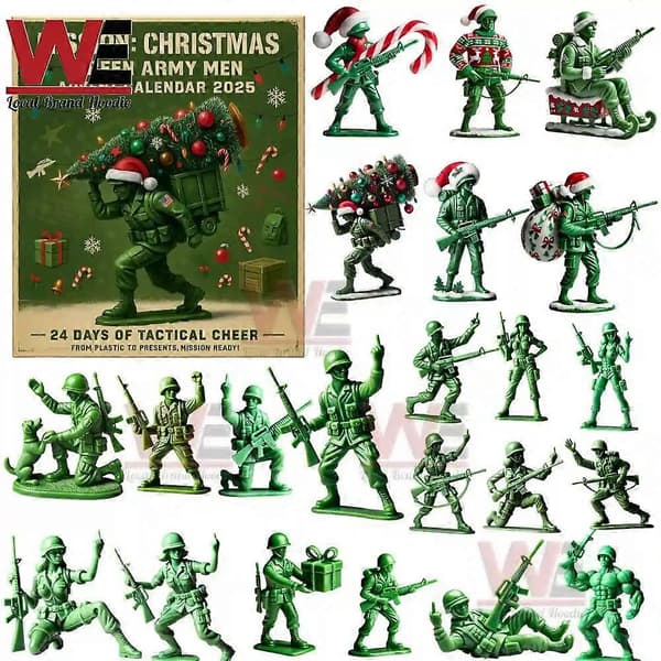 Grønn kriger julekalender (FMY) 26 * 18 * 3cm