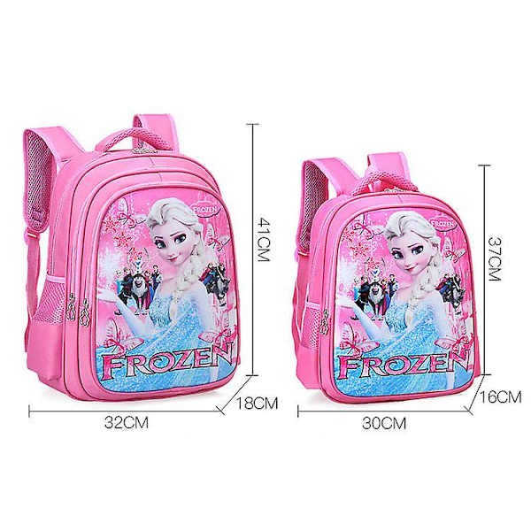 Børne Rygsæk Småbørn Skoletaske 3d Frozen Sophia Anti-seismisk Byrde Reduktion (FMY) Pink large-sized