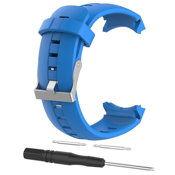 Silikon Armbandsur för Suunto Spartan Sport med Fjäderstift och Verktyg (FMY) Blue Other Phone Models