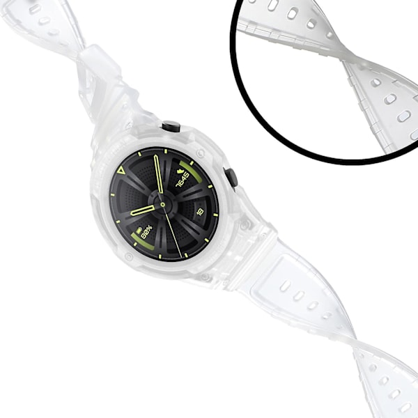 Håndledsremme til Huawei Watch GT 2 46mm/GT 3 46mm TPU Beskyttelsesetui Udskiftningsarmbånd Ac (FMY) Transparent, Multicoloured D Style D Huawei Watch GT 2 46mm