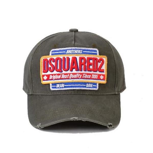 Herre Bomulls Baseball Caps Vasket Hatt Broderte Bokstaver Dsquared2  (FMY)