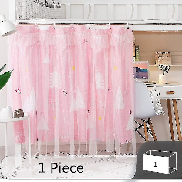 Sänghimmel för enkelsäng, mörkläggande tyg i gasväv, 1,15 m x 2 m (FMY) pink 135CM*200CM