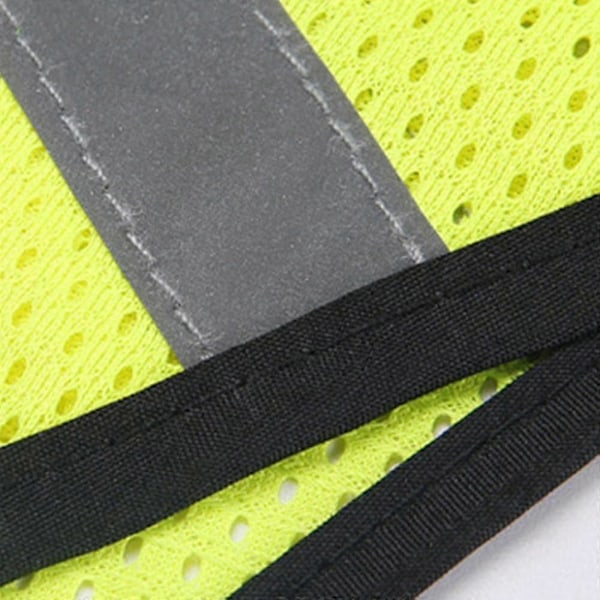 Reflekterende Sikkerheds Løbevest Til Mænd Kvinder Løbeudstyr Til Gåture Om Natten (FMY) Fluorescent Yellow Without Light