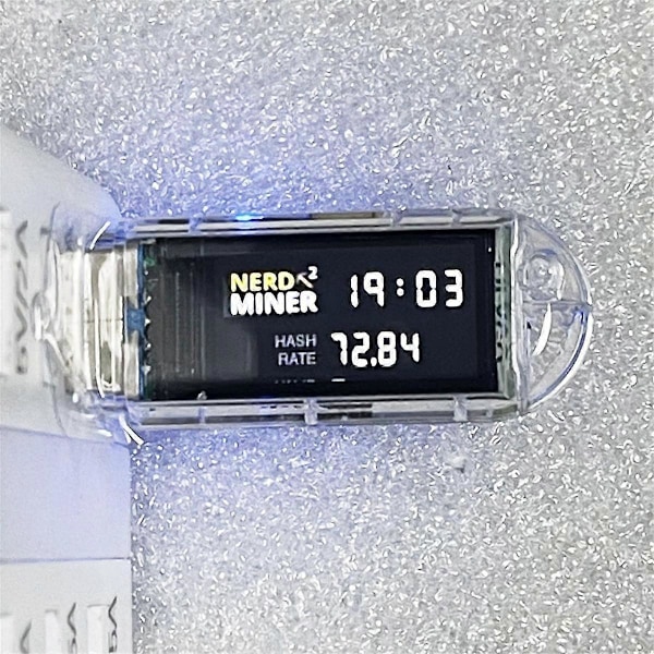 NerdMiner V2 T-Dongle S3 Hashrate 74Kh/S USB BTC Crypto Solo Lottery Miner med Display Nerd Miner (FMY) As Shown