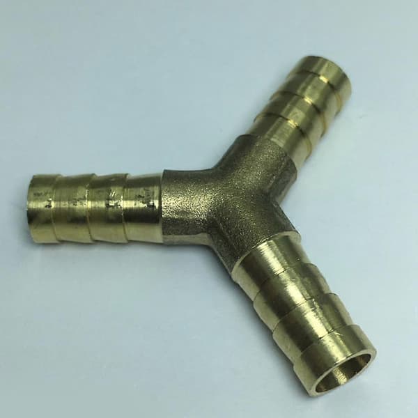Y-stykke Messing Slangekobling (FMY) 10mm