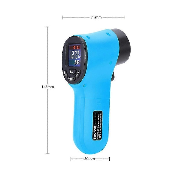 Handhållen Digital Infraröd Termisk Kameratermometer Ir Termometer Fp (FMY) Blue