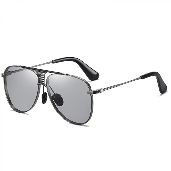 Klassiske polariserte solbriller for kvinner Trendy firkantede solbriller for kvinner Glitrende skinnende innfatning -uv400 Protection (FMY)