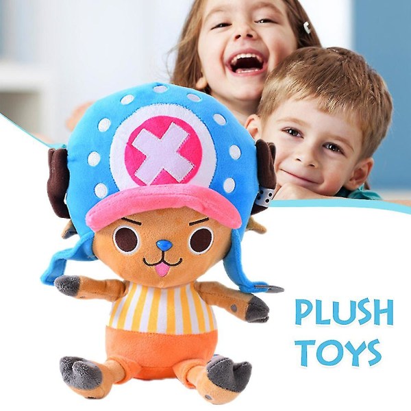 Tegneserie One Piece Plussjeleketøy Søt Tony Tony Chopper Stoppet Plussjdukke Barn Gave (FMY)