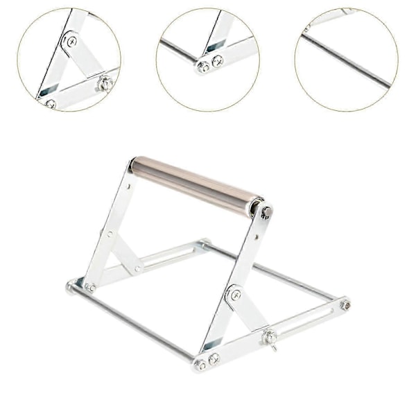 Justerbart arbetsstativ för skärmaskin, 2,5-14,5 cm höjd metallbas, stabilt robust bärbart verktygstillbehör (FMY) 20cmx15cmx2.5cm