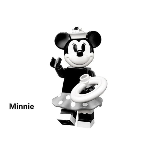 Disney Minifigures Mickey ja Minnie Rakennuspalikat Lapsille Lelulahja 8kpl  (FMY)