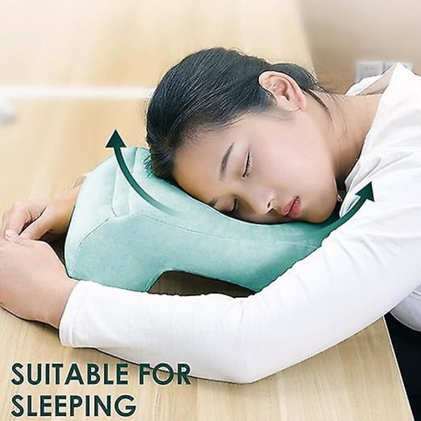 Ansigtsned Pillow | Behagelig Blød Sovepude Med Armhul, Donut Ansigtspude Massage Hoved Cradle Ansigtsned Skrivebord Nakkestøttepude F  (FMY)
