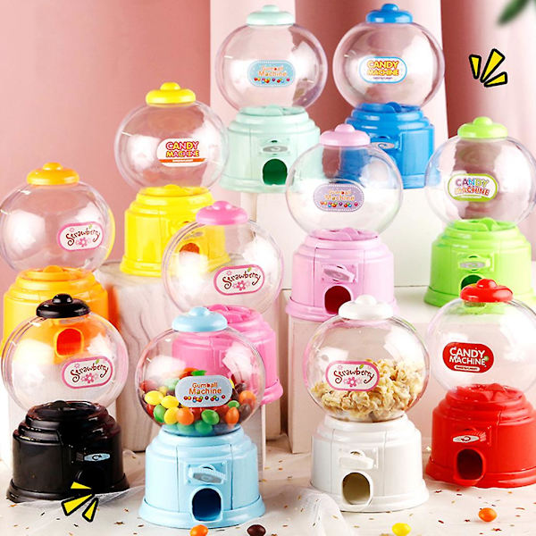 Klassisk tuggummibankmyntmaskin Candy Machines Candy Gum Ball Machine Bank  (FMY) Macaron green