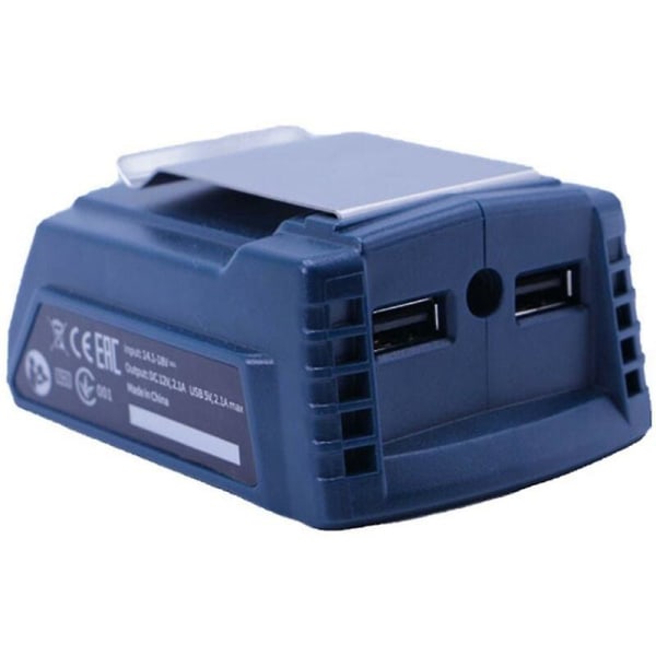 För Bosch Gaa18-24 USB -adapter med indikatorlampa för 14,4-18v Cisea (FMY)